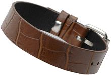 Brown Faux Leather Strap