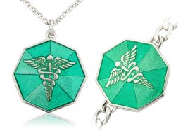 STERLING SILVER MEDICAL TAGS